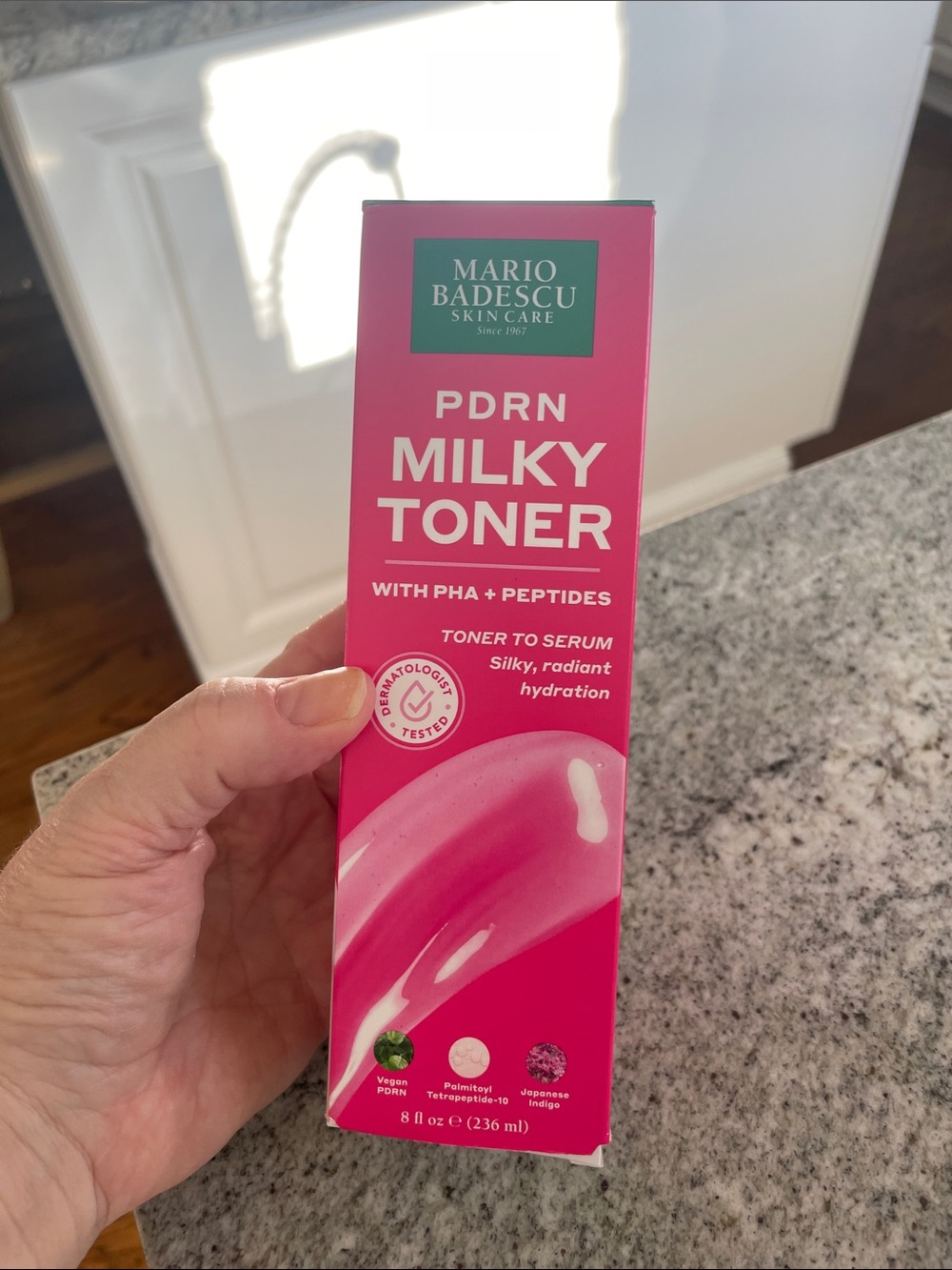 Mario Badescu Pink Milky Toner with PHA + Peptides